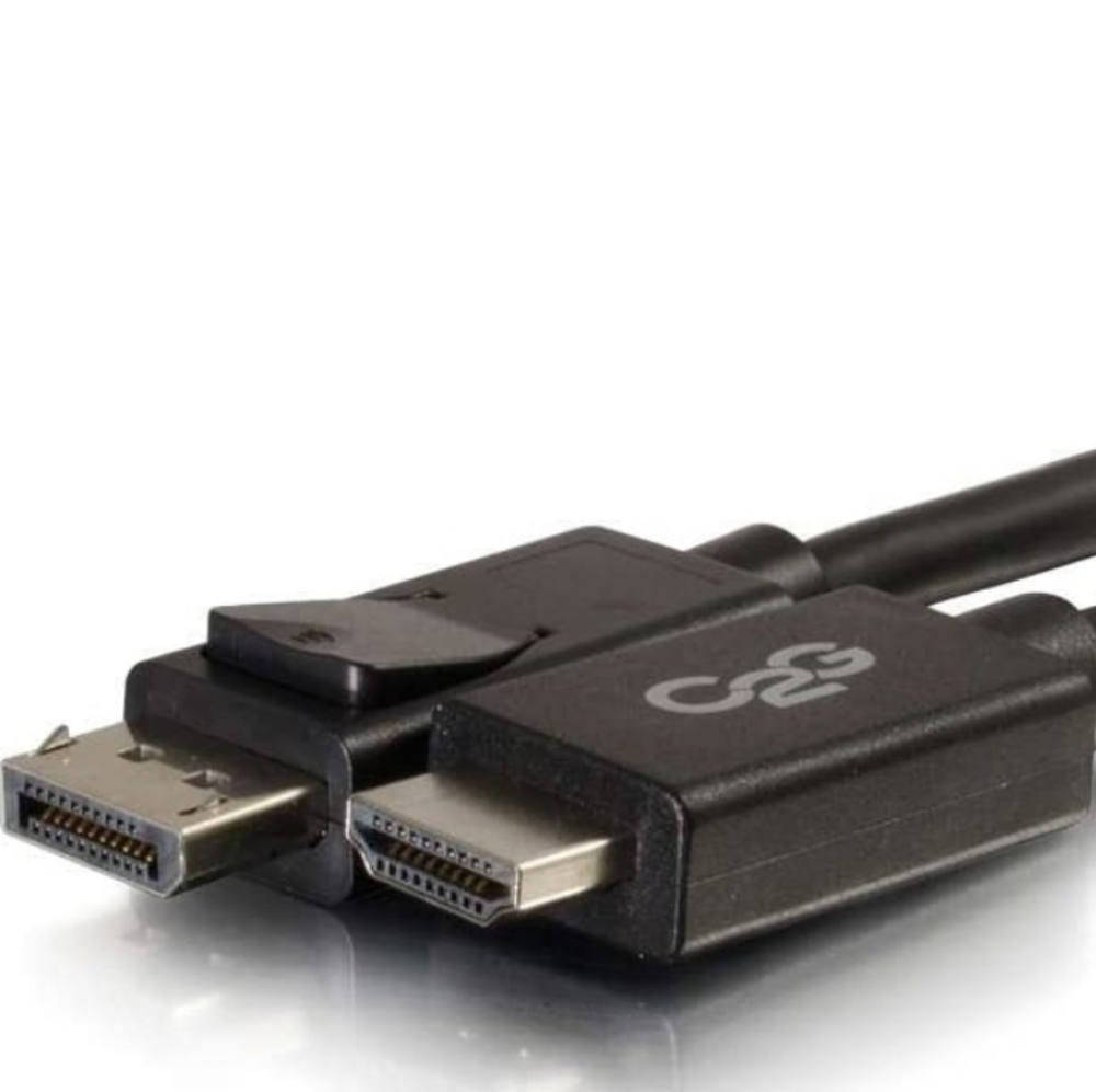 C2G Display Port Cable, Display Port to HDMI, Male to Male, Black, 6 Feet (1.82